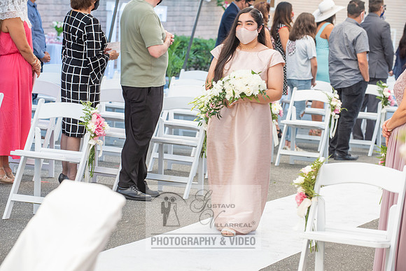 Anthony and Alma wedding celebration at st. Joseph's catholic Ch