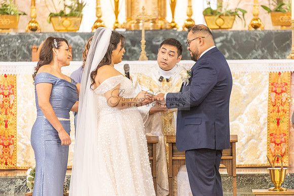 Thalial and Francisco wedding reception at La Mirada Golf course in