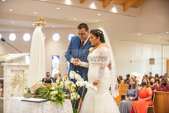 LINK #1 - Xochitl and Luis wedding ceremony at St. Peter Chanel Catholic C