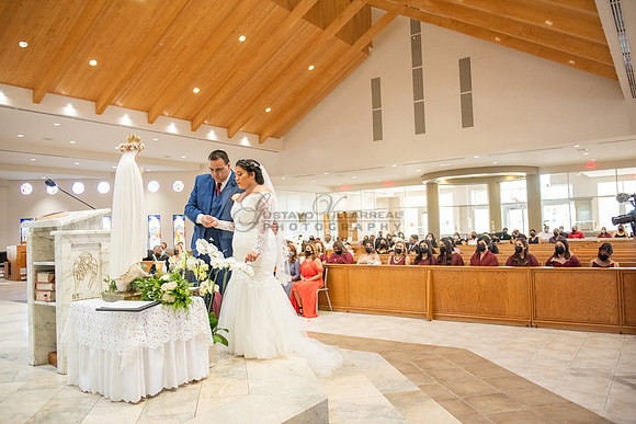 LINK #1 - Xochitl and Luis wedding ceremony at St. Peter Chanel Catholic C