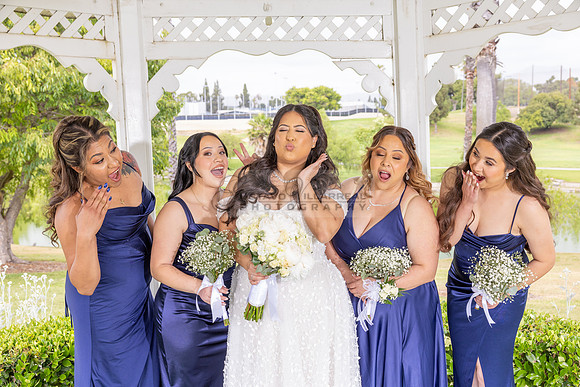 Thalial and Francisco wedding reception at La Mirada Golf course in