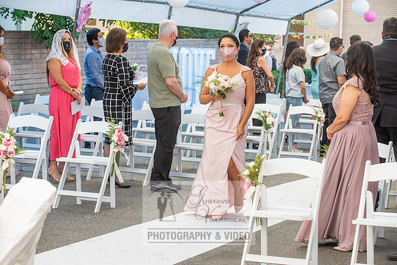 Anthony and Alma wedding celebration at st. Joseph's catholic Ch