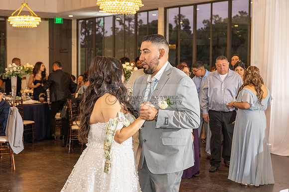 Thalial and Francisco wedding reception at La Mirada Golf course in