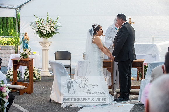 Anthony and Alma wedding celebration at st. Joseph's catholic Ch