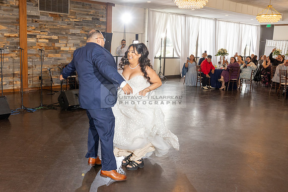 Thalial and Francisco wedding reception at La Mirada Golf course in