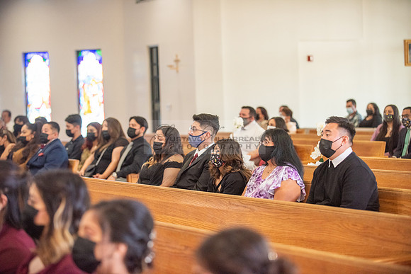 LINK #1 - Xochitl and Luis wedding ceremony at St. Peter Chanel Catholic C