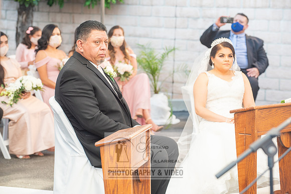 Anthony and Alma wedding celebration at st. Joseph's catholic Ch