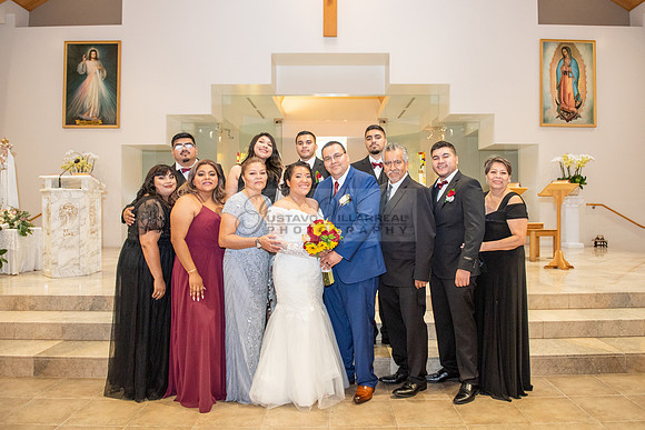 LINK #1 - Xochitl and Luis wedding ceremony at St. Peter Chanel Catholic C