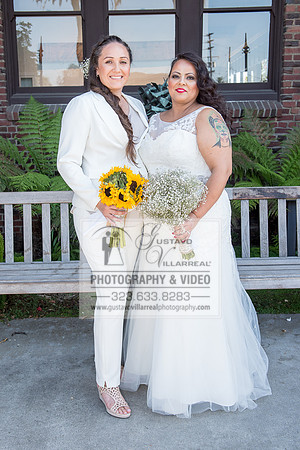 JENNIFER AND CYNTHIA glbt wedding photography and video at Long Beach Museum of Art in Long Beach Ca, www.gustavovillarreal.com, 323-633-8283