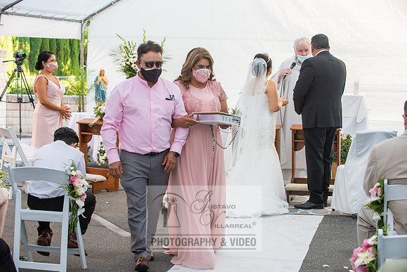 Anthony and Alma wedding celebration at st. Joseph's catholic Ch