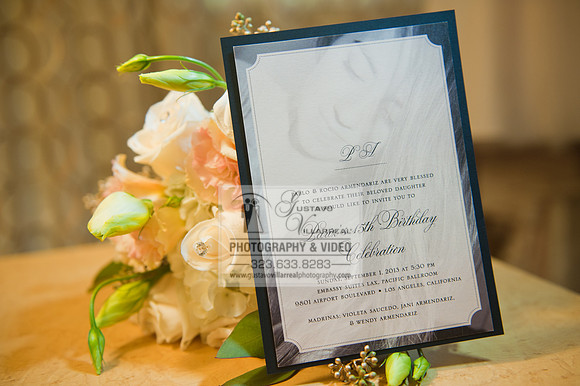 Quinceaneras and weddings photography and video at Embassy suite