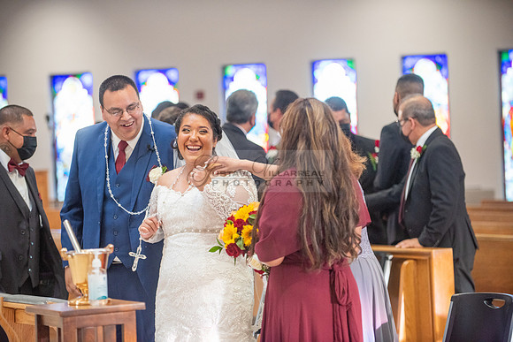 LINK #1 - Xochitl and Luis wedding ceremony at St. Peter Chanel Catholic C