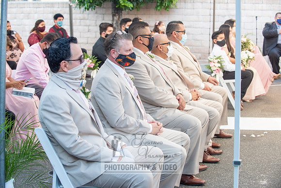 Anthony and Alma wedding celebration at st. Joseph's catholic Ch