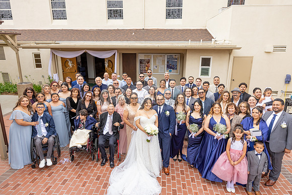 Thalial and Francisco wedding reception at La Mirada Golf course in