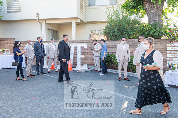 Anthony and Alma wedding celebration at st. Joseph's catholic Ch