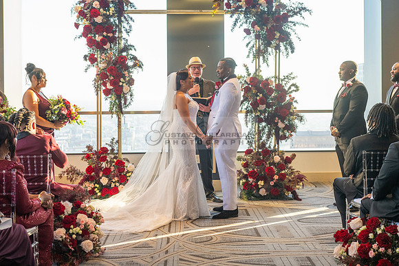 Antecia and Terry Wedding celebration, reception at City Club Los Angeles Ca, photography and videography by Gustavo Villarreal, 323-633-8283, www.gvphotoandvideo.com
