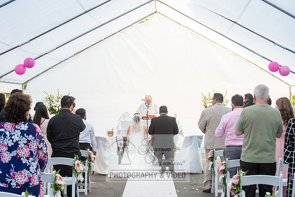 Anthony and Alma wedding celebration at st. Joseph's catholic Ch