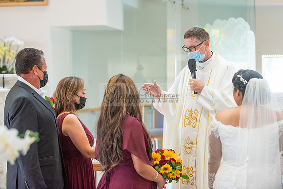 LINK #1 - Xochitl and Luis wedding ceremony at St. Peter Chanel Catholic C