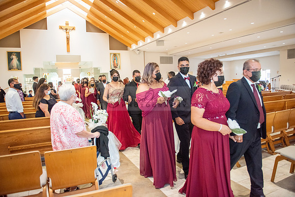 LINK #1 - Xochitl and Luis wedding ceremony at St. Peter Chanel Catholic C
