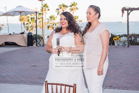 JENNIFER AND CYNTHIA glbt wedding photography and video at Long Beach Museum of Art in Long Beach Ca, www.gustavovillarreal.com, 323-633-8283