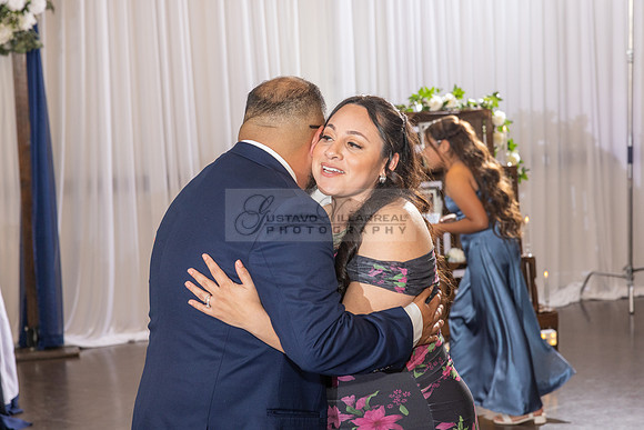 Thalial and Francisco wedding reception at La Mirada Golf course in