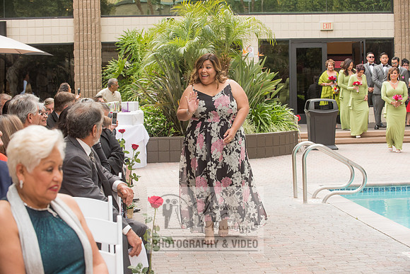 Reina and Adalberto wedding ceremony and reception, photographer