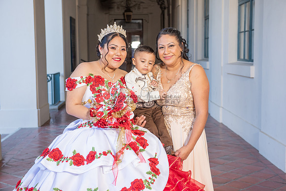 Estephanie Cristal Quinceanera photo shoot ideas, video in Pasadena City Hall in Pasadena Ca. Home reception, 323-633-8283
