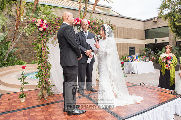 Reina and Adalberto wedding ceremony and reception, photographer
