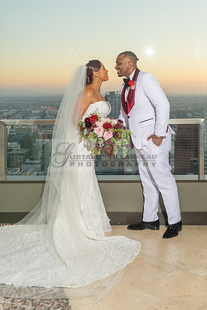 Antecia and Terry Wedding celebration, reception at City Club Los Angeles Ca, photography and videography by Gustavo Villarreal, 323-633-8283, www.gvphotoandvideo.com