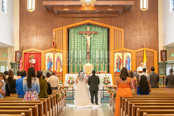 Sandra and Manuel wedding ceremony at St. Mary Catholic church in Escondido Ca, reception at Boulder Oaks Golf Course, Escondido Ca, Gustavo Villarreal Photography, videographer, 323-633-8283, www.gvp