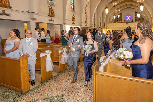 Thalial and Francisco wedding reception at La Mirada Golf course in