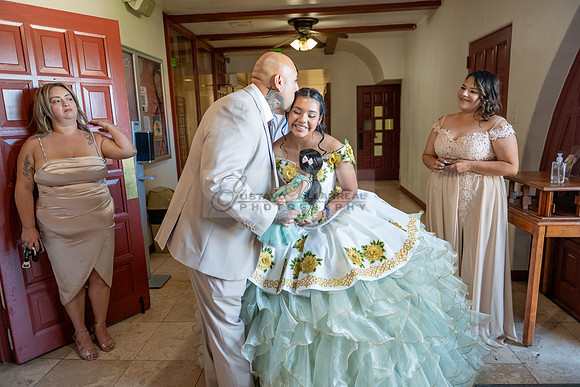 Arianna Tejada quinceanera celebration, photography, videography at Our lady of Guadalupe in El Monte Ca, Fiesta Mexican banquet Hall Montclair Ca, Gustavo Villarreal photo and video, 323-633-8283, ww