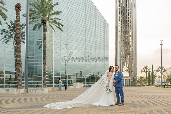 Bryan and Diana wedding ceremony at The Christ Cathedral in Garden Grove Ca, reception at The White House Event Center Anaheim Ca, Gustavo Villarreal photography, videography, 323-633-8283, www.gvphot