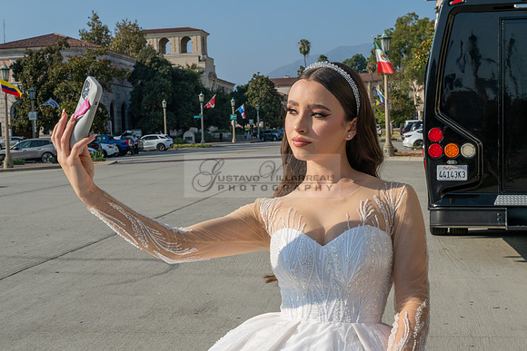 Camila Campa quinceanera, sweet 16 photo session in Pasadena Ca,