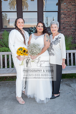 JENNIFER AND CYNTHIA glbt wedding photography and video at Long Beach Museum of Art in Long Beach Ca, www.gustavovillarreal.com, 323-633-8283