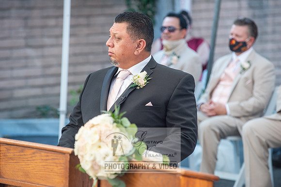 Anthony and Alma wedding celebration at st. Joseph's catholic Ch