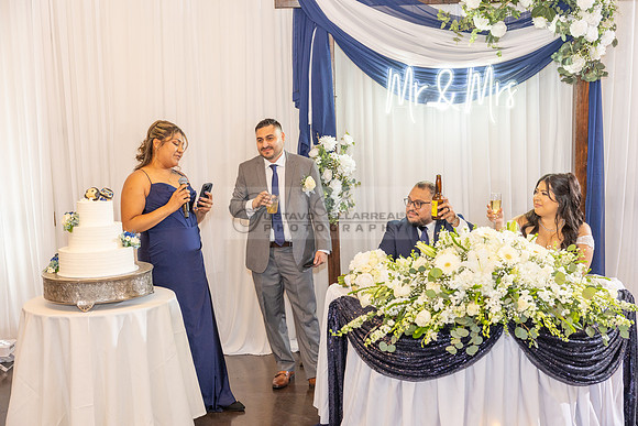 Thalial and Francisco wedding reception at La Mirada Golf course in