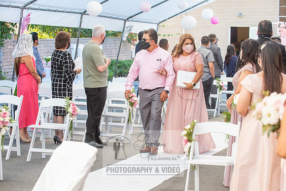 Anthony and Alma wedding celebration at st. Joseph's catholic Ch