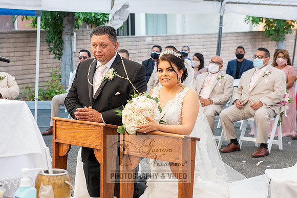 Anthony and Alma wedding celebration at st. Joseph's catholic Ch
