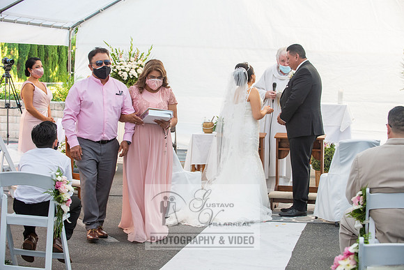Anthony and Alma wedding celebration at st. Joseph's catholic Ch