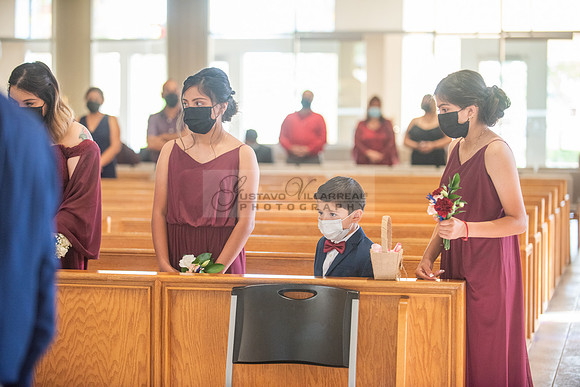 LINK #1 - Xochitl and Luis wedding ceremony at St. Peter Chanel Catholic C