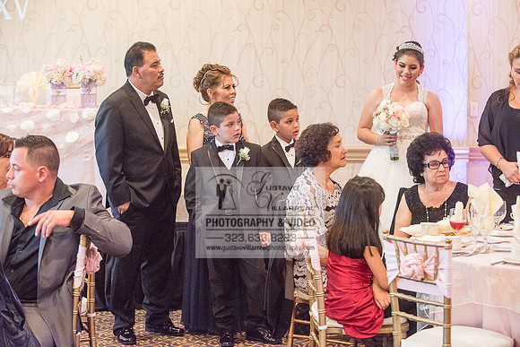 Andrea Lissette quinceaneras, sweet sixteens, weddings, family portraits, anniversaries, photography and video at Miraculos medal catholic church in Montebello,  receptions at Quiet Cannon Montebello,