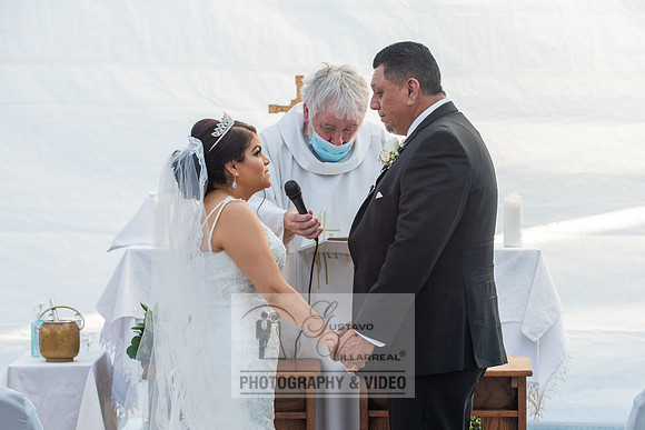 Anthony and Alma wedding celebration at st. Joseph's catholic Ch