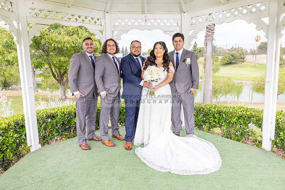 Thalial and Francisco wedding reception at La Mirada Golf course in