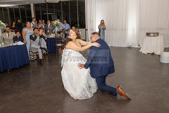 Thalial and Francisco wedding reception at La Mirada Golf course in