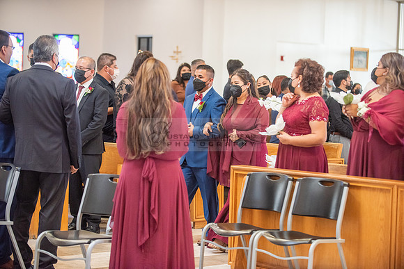 LINK #1 - Xochitl and Luis wedding ceremony at St. Peter Chanel Catholic C
