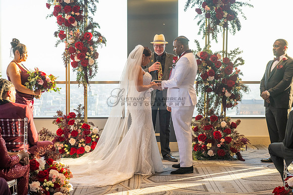 Antecia and Terry Wedding celebration, reception at City Club Los Angeles Ca, photography and videography by Gustavo Villarreal, 323-633-8283, www.gvphotoandvideo.com