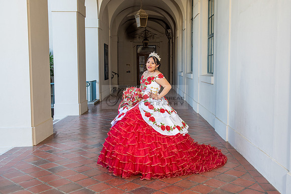 Estephanie Cristal Quinceanera photo shoot ideas, video in Pasadena City Hall in Pasadena Ca. Home reception, 323-633-8283
