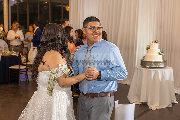 Thalial and Francisco wedding reception at La Mirada Golf course in