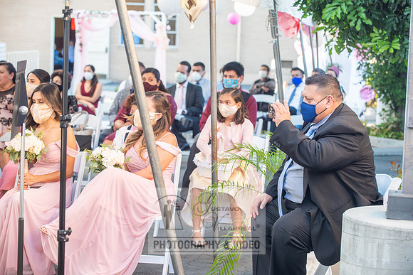 Anthony and Alma wedding celebration at st. Joseph's catholic Ch